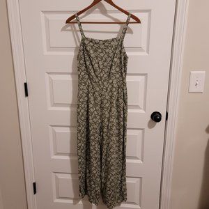 Cropped Wide Leg Jumpsuit